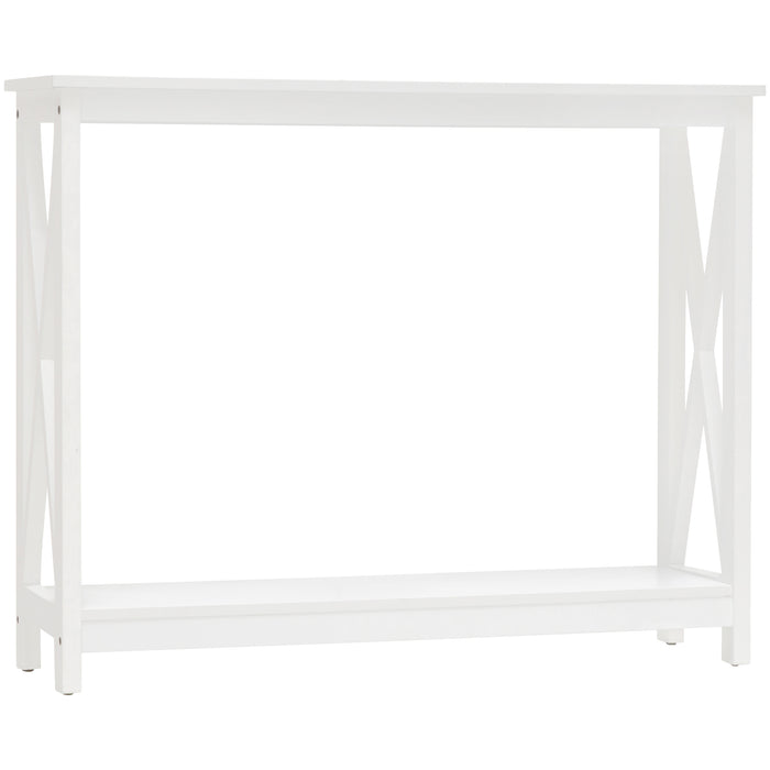 Long Island Console Table 100cm - White