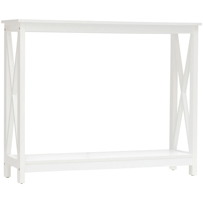 Long Island Console Table 100cm - White
