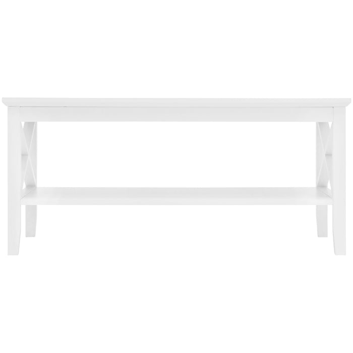 Long Island Rectangular Coffee Table - White