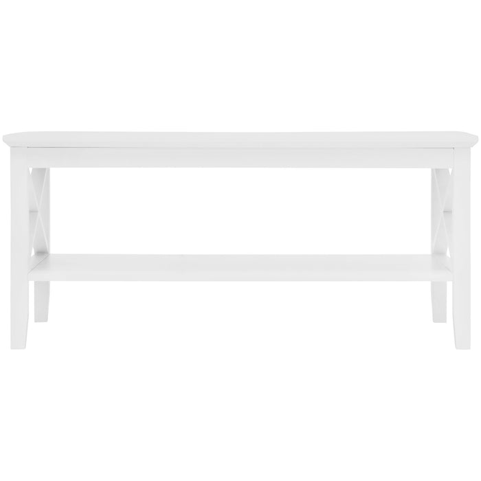 Long Island Rectangular Coffee Table - White