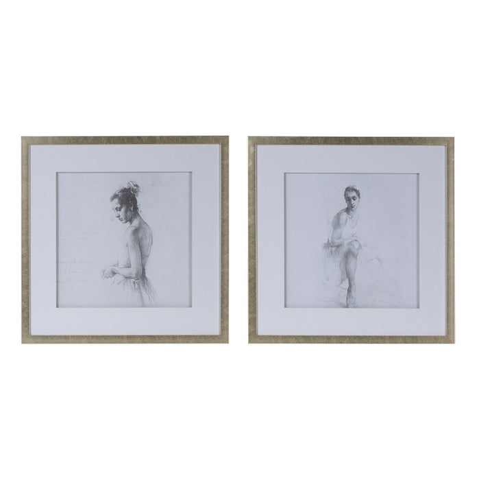 Set of 2 Ballerina Framed Prints