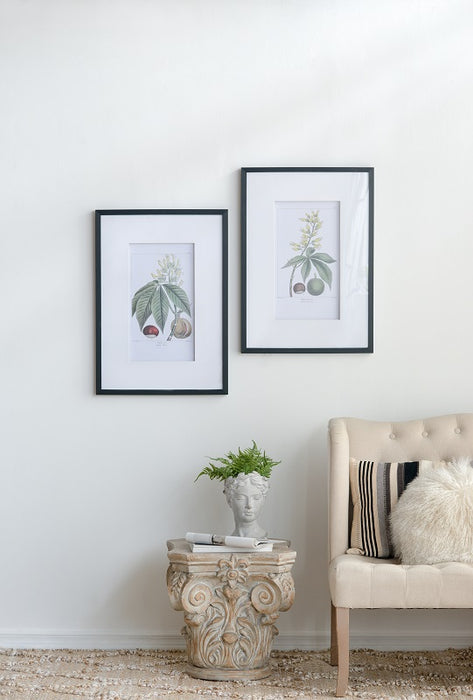 Leaves Flowers & Fruit set of 2 Wall Art