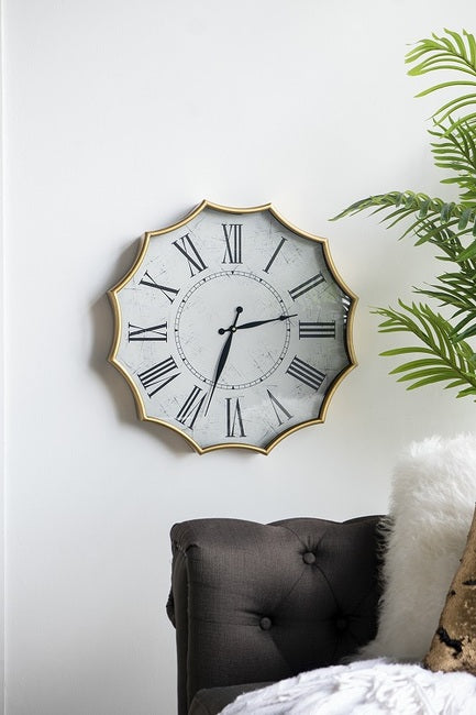 Scalloped Wall Clock