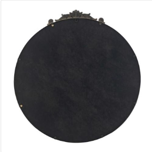 Baroque Gold Round Mirror 76