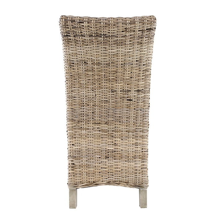 Variegated Rattan Dining Chair