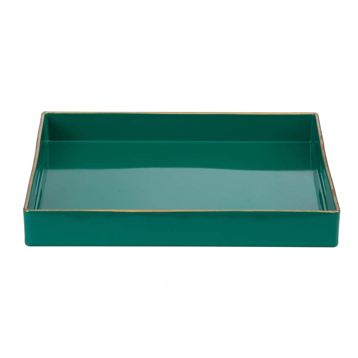 Mimosa Square Tray in Turquoise