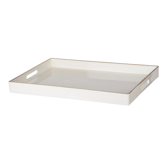 Mimosa Rectangle Tray in White