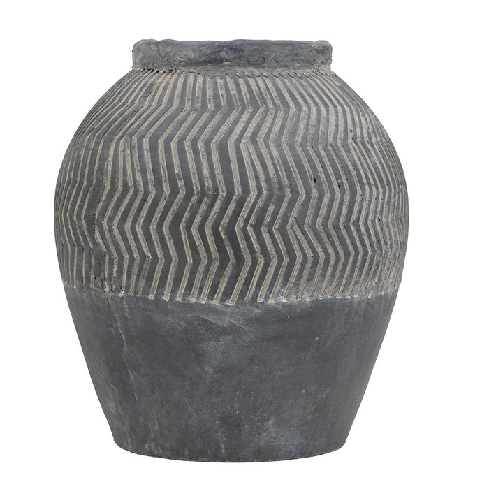 Carmoo Grey Textured Pot