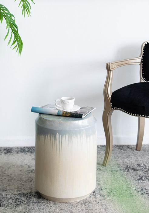 Florence Reactive Glaze Ceramic Stool