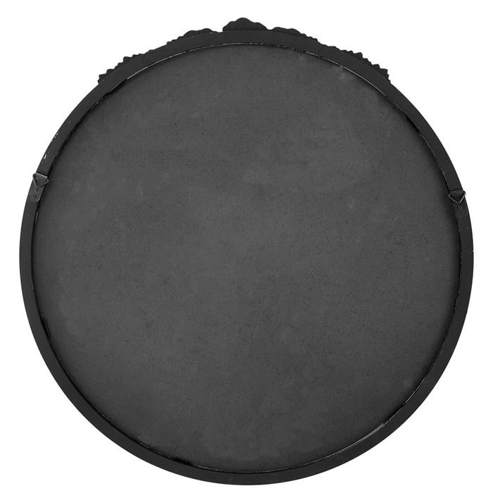 Bingley Rose Black Round Mirror74