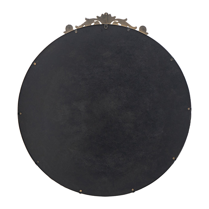 Baroque Gold Round Mirror Large 91