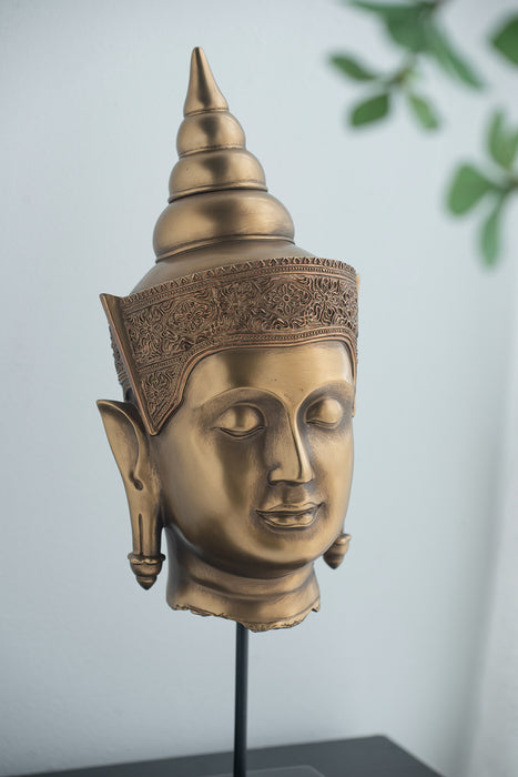 Buddha Statue Head on Stand