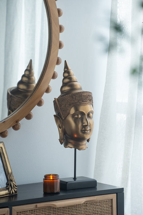 Buddha Statue Head on Stand