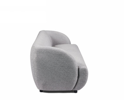 Orkney 3 Seater Sofa Grey Boucle side profile