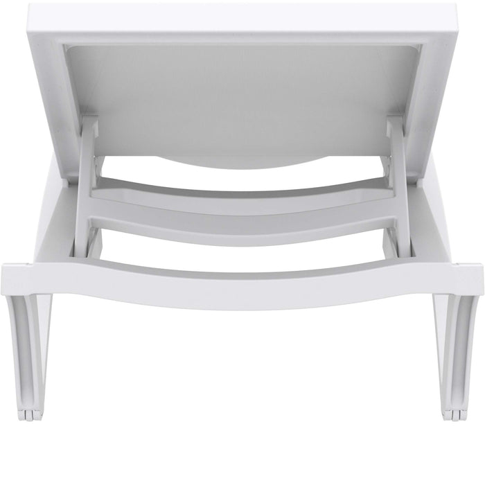 Siesta Pacific Sun Lounger - White/White