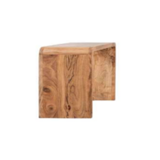 Curve Small Console Table Mango Wood Natural finish