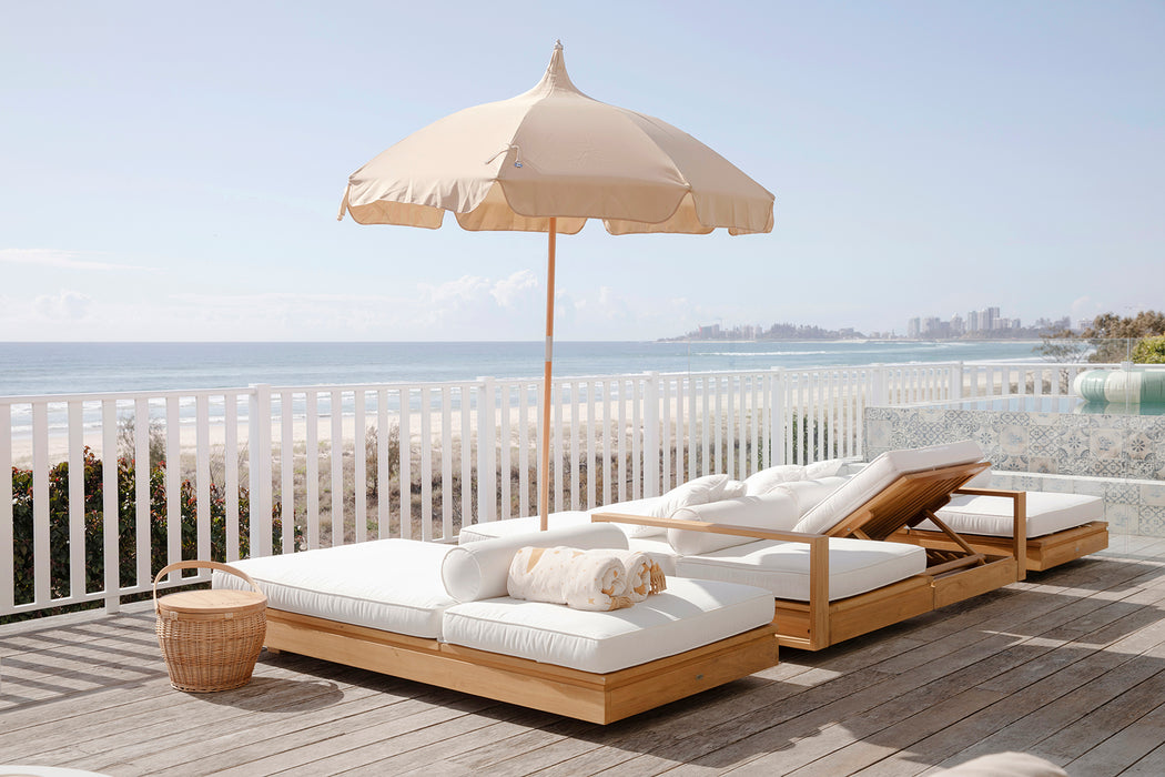 Avril Outdoor Double Sunlounger