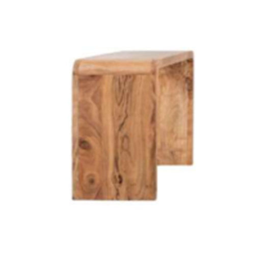 Curve Large Console Table Mango Wood Natural finish