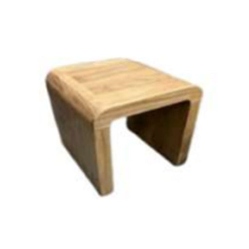 Curve Side Table Mango Wood Natural finish