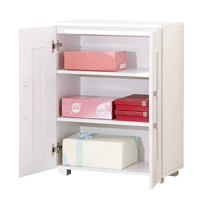 Montreal Cupboard 2 Door Low White