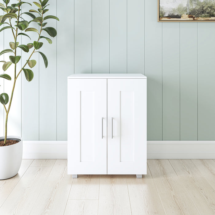 Montreal Cupboard 2 Door Low White