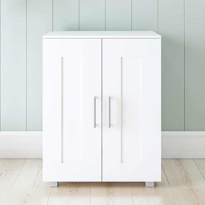 Montreal Cupboard 2 Door Low White
