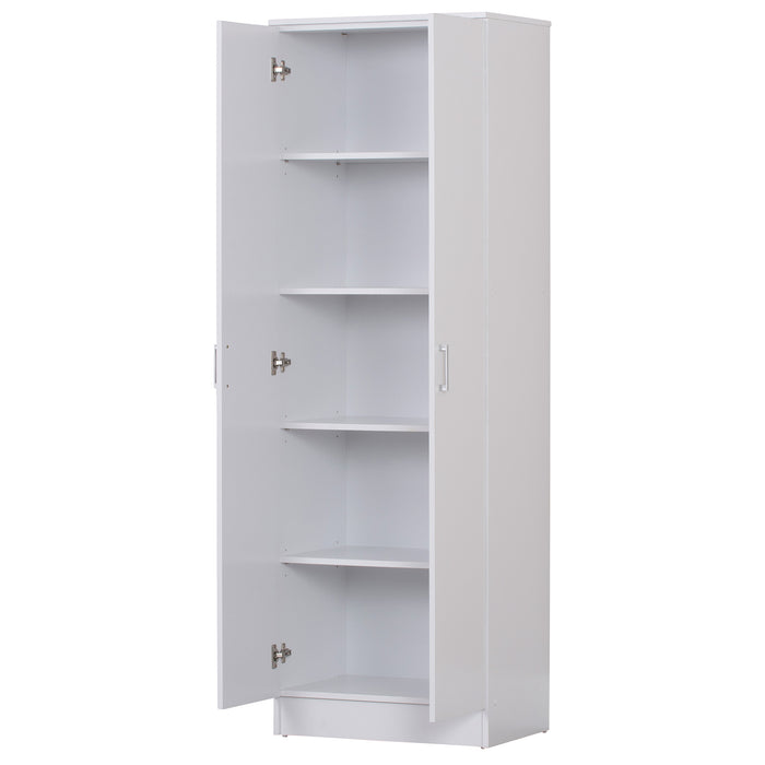 Multi-Purpose Cupboard 5 Tier White