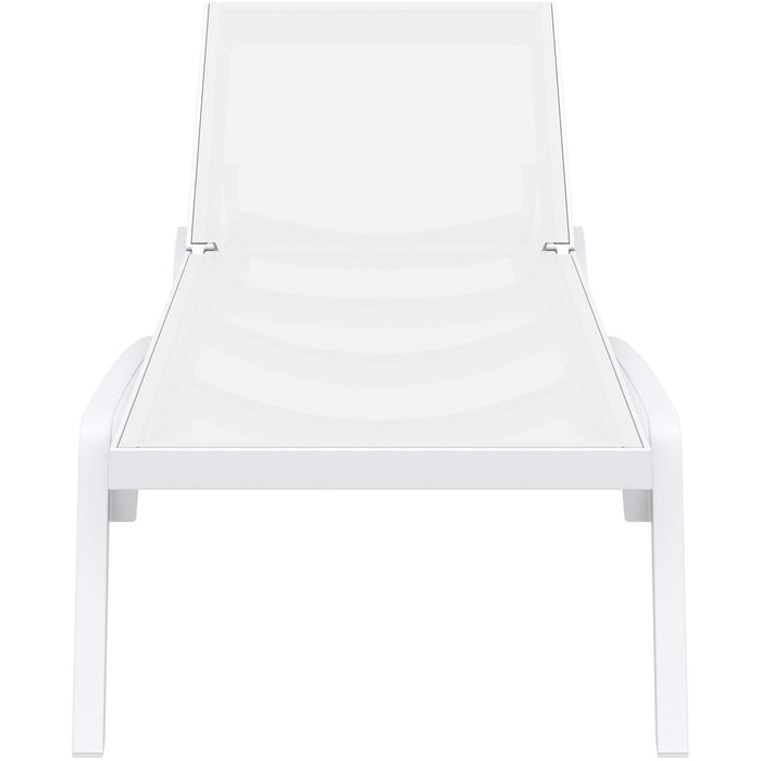 Siesta Pacific Sun Lounger - White/White
