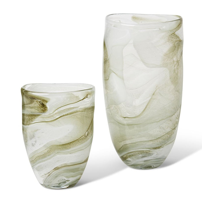 Dalila Vase - Green, 38cm (H)