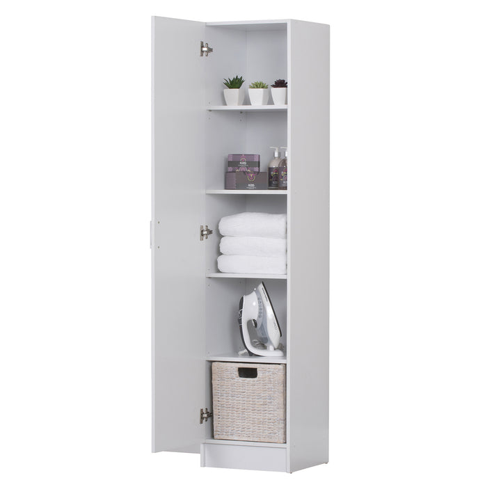 Multi-Purpose Cupboard Single Door White