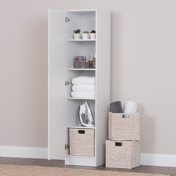 Multi-Purpose Cupboard Single Door White