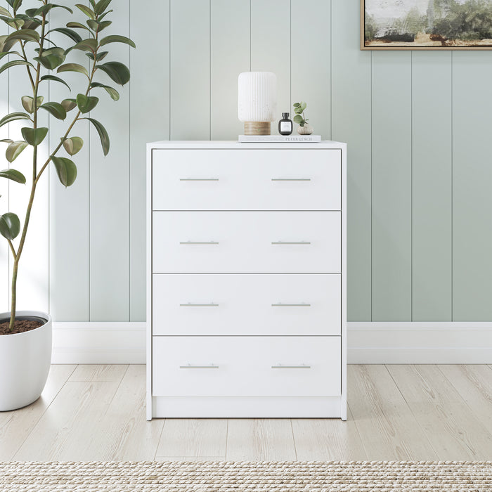 Drawer 4 Chest White