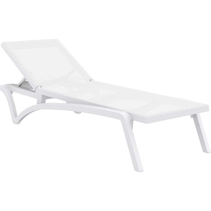 Siesta Pacific Sun Lounger - White/White