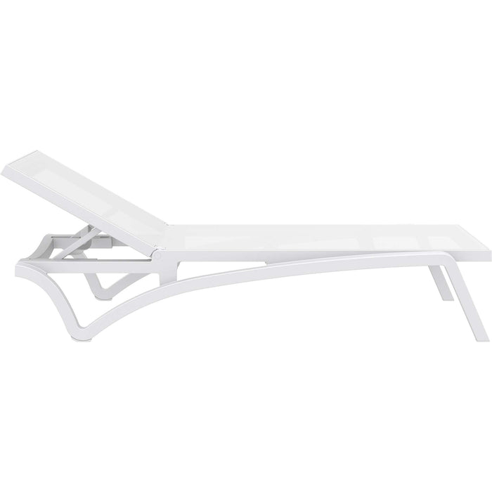 Siesta Pacific Sun Lounger - White/White