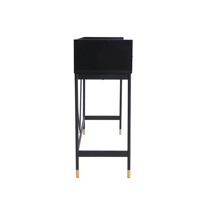 Alcona Console Table - Matte Black