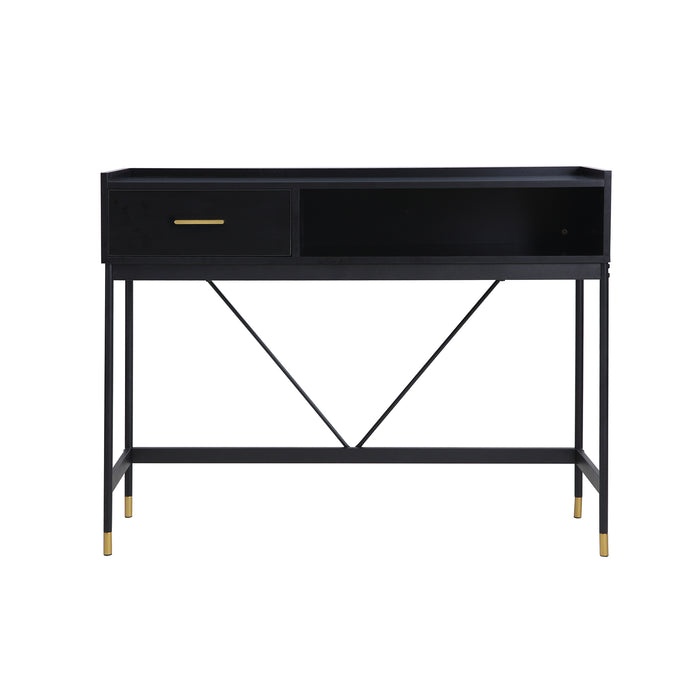 Alcona Console Table - Matte Black