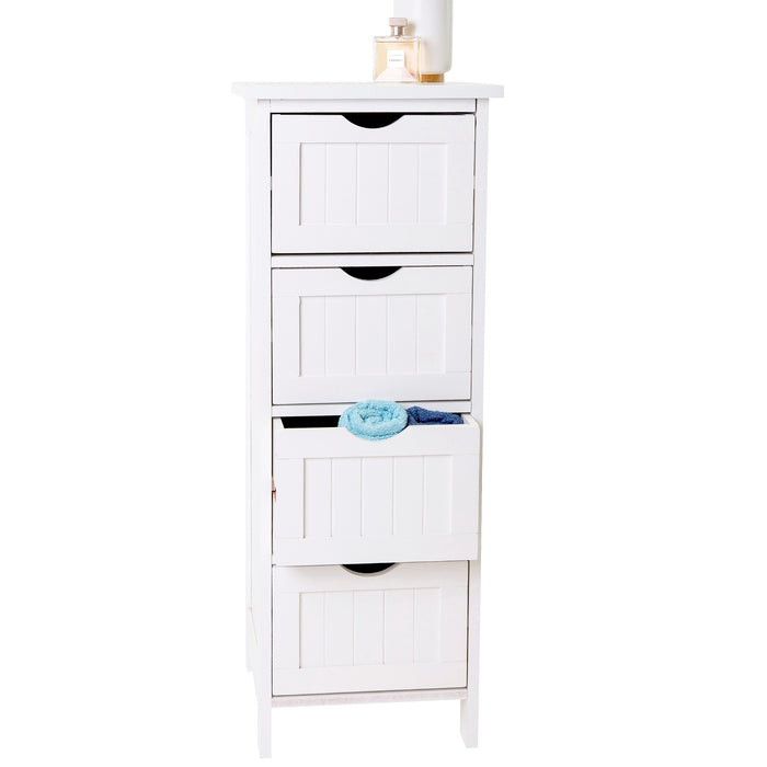 Maine 4 Drawer Multipurpose Bathroom Cabinet