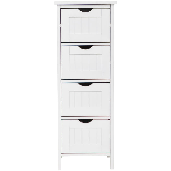 Maine 4 Drawer Multipurpose Bathroom Cabinet