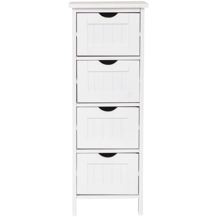 Maine 4 Drawer Multipurpose Bathroom Cabinet