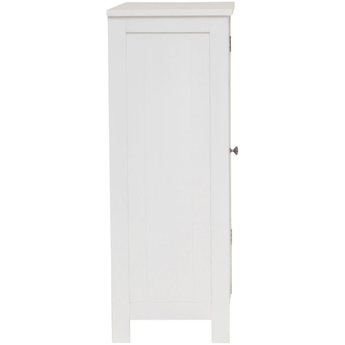 Maine 4 Drawer 1 Door Multipurpose Bathroom Cabinet
