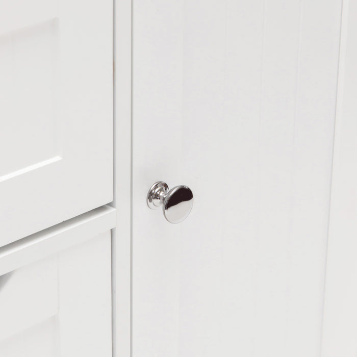 Maine 4 Drawer 1 Door Multipurpose Bathroom Cabinet