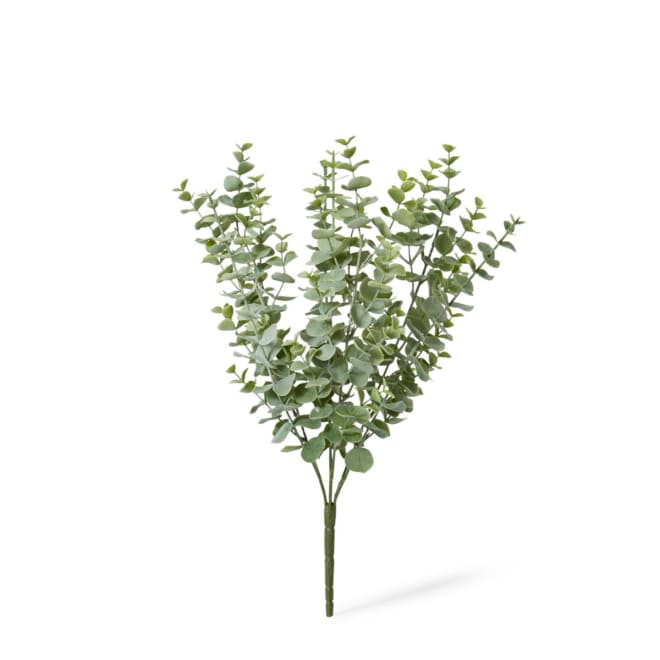 Eucalyptus Bush (Grey/Green ) Pack Of 12 - Grey Green, 44cm (H)