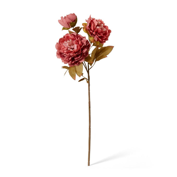 Peony Queen Decor Spray Pack of 12 - Mauve, 76cm (H)