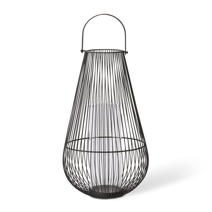 Jimena Lantern - Black, 45cm (H)