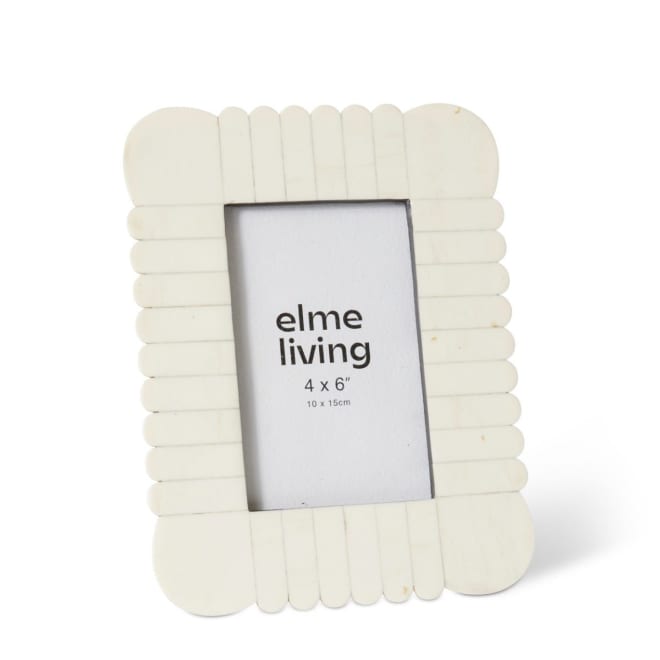 Senan 4 x 6" Photo Frame - Cream, 19cm (H)