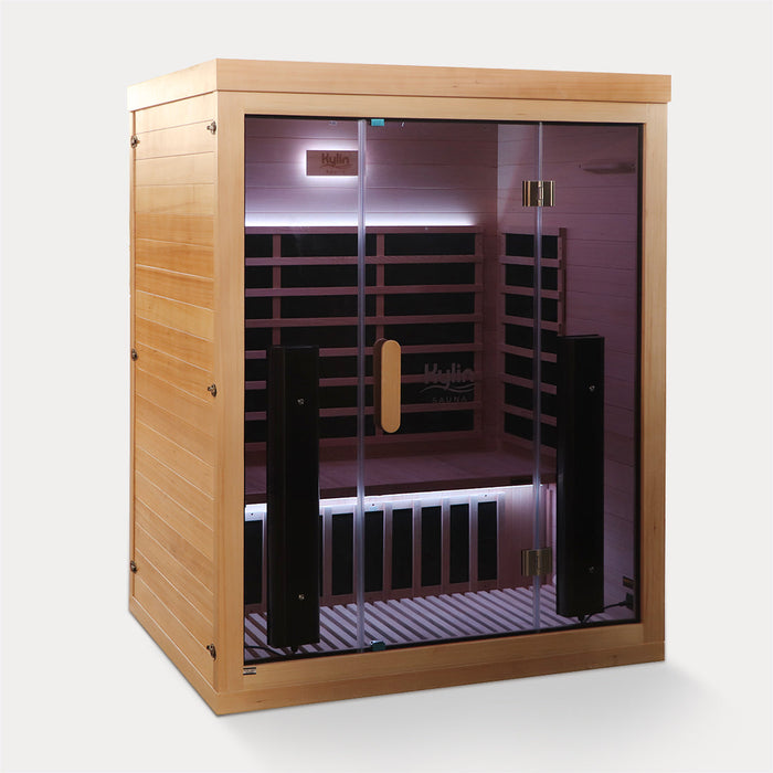 Kylin Premium Full Spectrum Low EMF Infrared Sauna Room 3 Person H6320 (Floor Heater included)