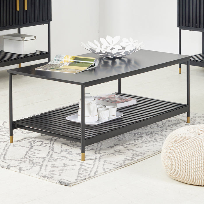 Alcona Coffee Table - Matte Black