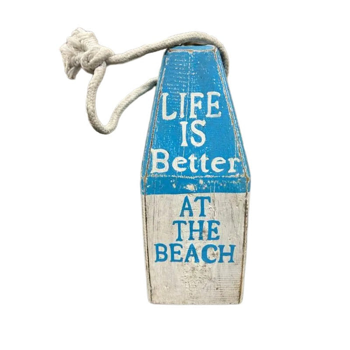 Handcrafted Aqua Blue House Door Stop