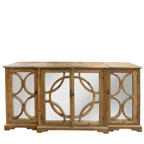 Keats Mirror Sideboard natural reclaimed timber