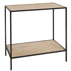 Canvas and Sasson Manhattan Rattan Side Table